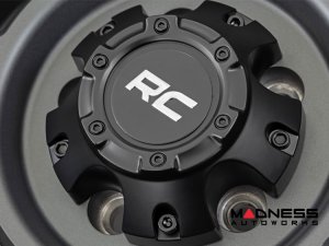 Jeep Custom Wheels (1) - Rough Country - 85 Series - Gunmetal Gray w/ Black Lip - 17 x 9.0 / 5 x 5 / -12 / 4.5" Jeep Custom Wheels (1) - Rough Country - 85 Series - Gunmetal Gray w/ Black Lip - 17 x 9.0 / 5 x 5 / -12 / 4.5"